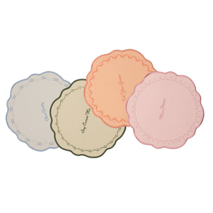 Yvonne Ellen Slogan Placemats Set of 4