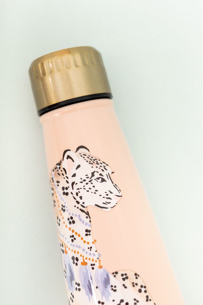 Yvonne Ellen Stainless Steel Bottle - Cheetah