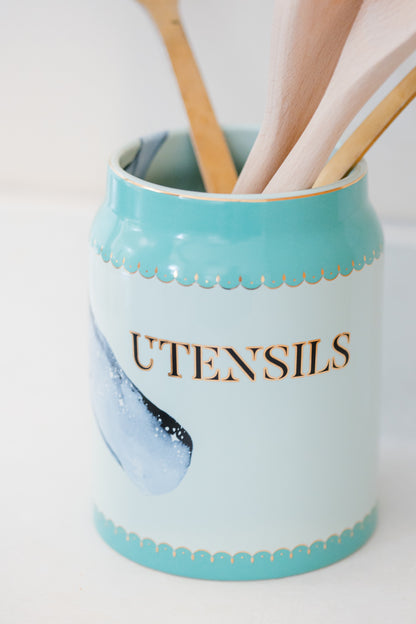 Yvonne Ellen Utensil Pot - Whale