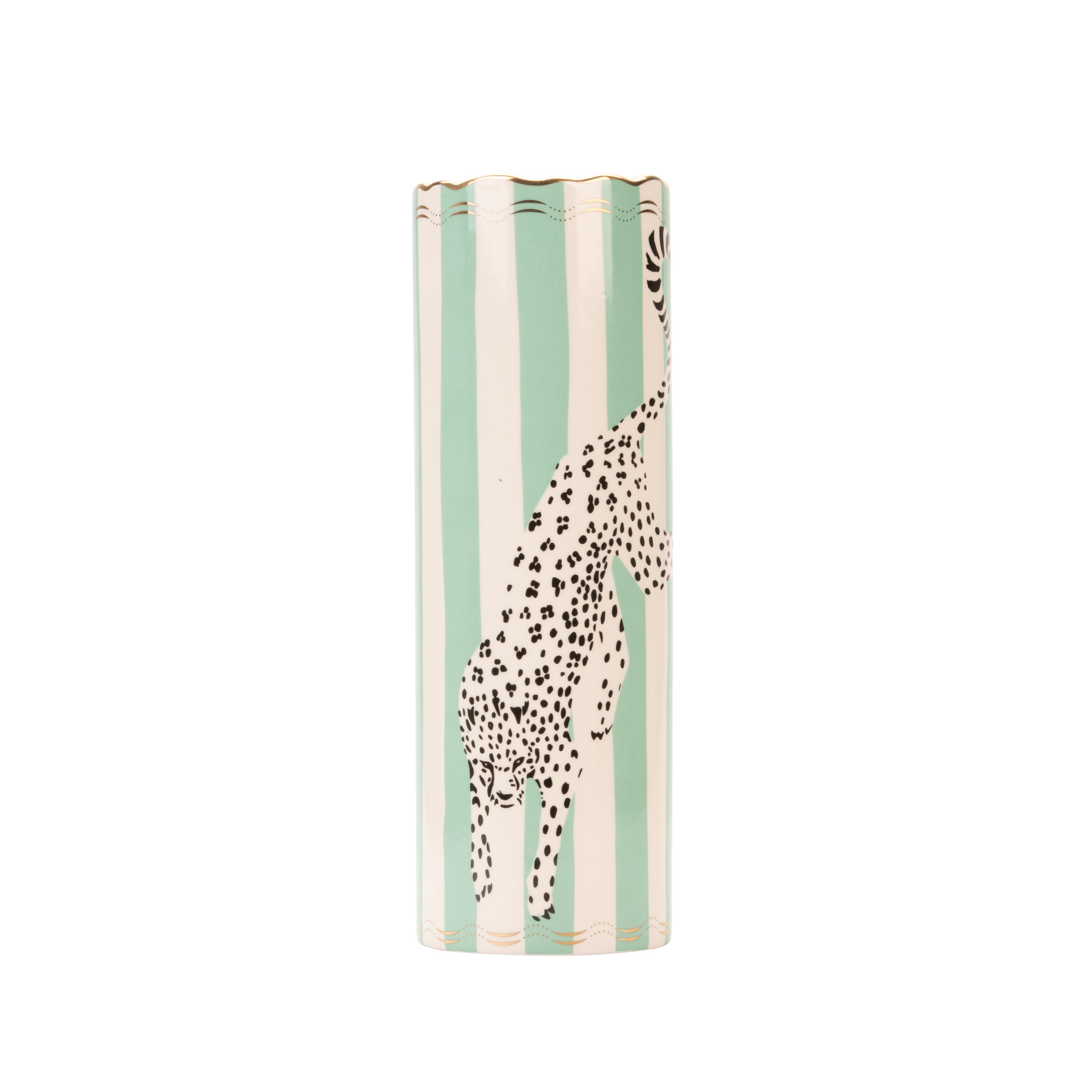 Yvonne Ellen Tall Vase - Leopard