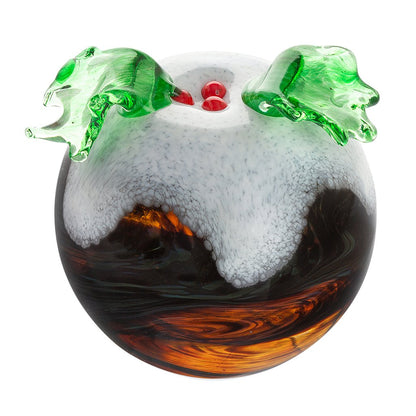 Caithness Glass Christmas Pud-Paperweights-Goviers
