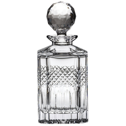 Royal Scot Crystal Diamonds Square Spirit Decanter