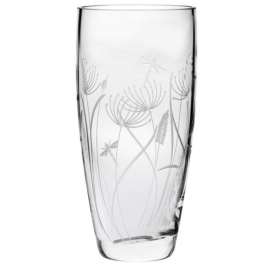 Royal Scot Crystal Dragonfly Extra Tall Vase