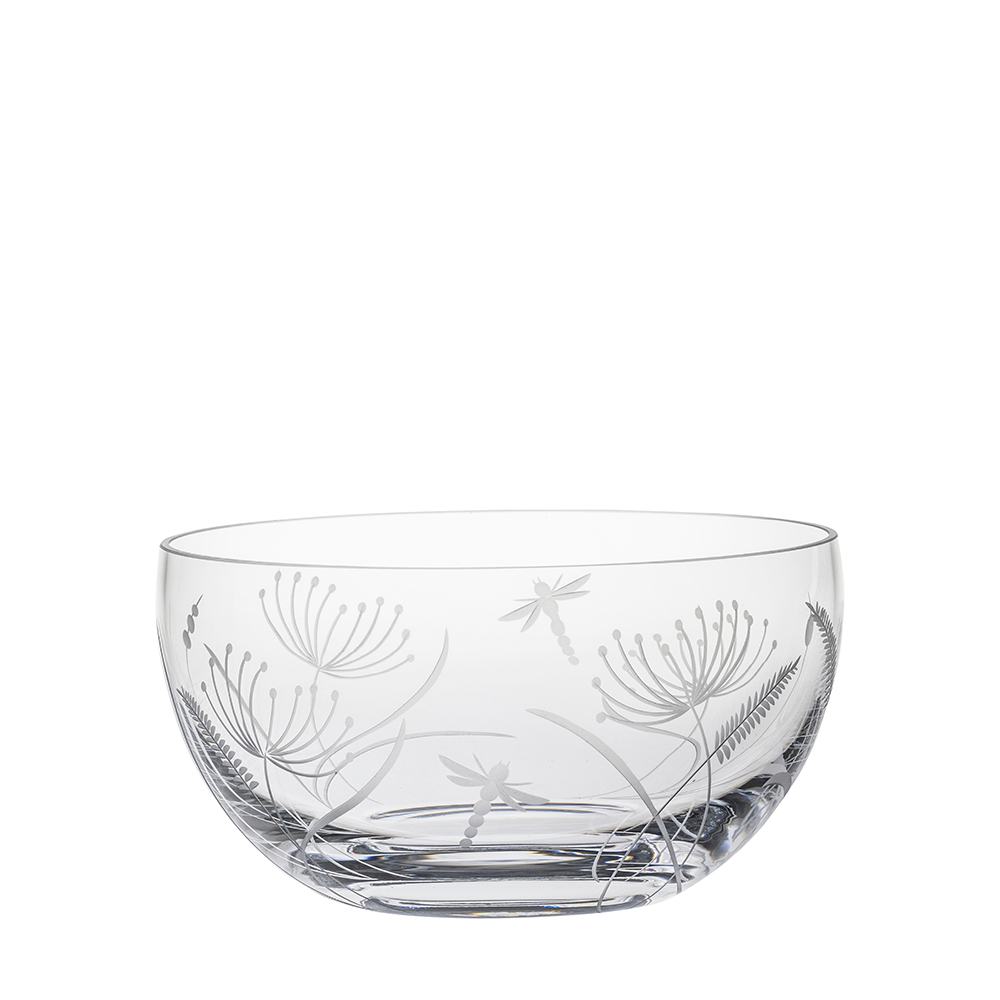 Royal Scot Crystal Dragonfly Fruit/Salad Bowl