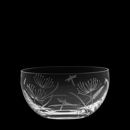Royal Scot Crystal Dragonfly Fruit/Salad Bowl