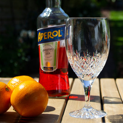 Royal Scot Crystal Edinburgh  Stemmed Beer Glass Gift Boxed Single