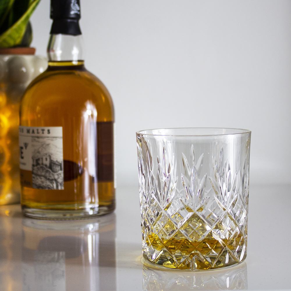 Royal Scot Crystal Edinburgh Whisky Tumbler Set of 4