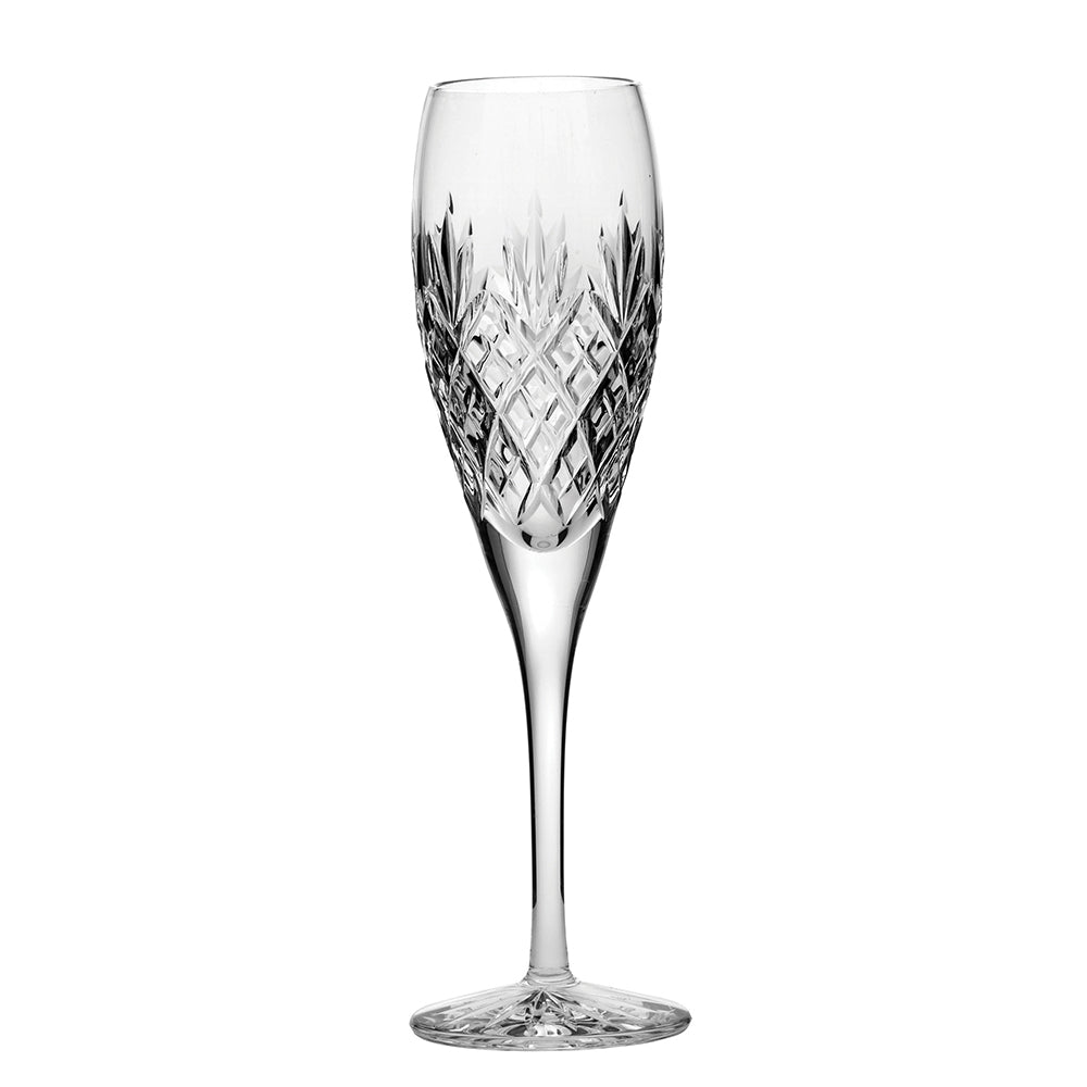 Royal Scot Crystal Edinburgh Champagne Flute Set of 4 - DELIVERY AUGUST