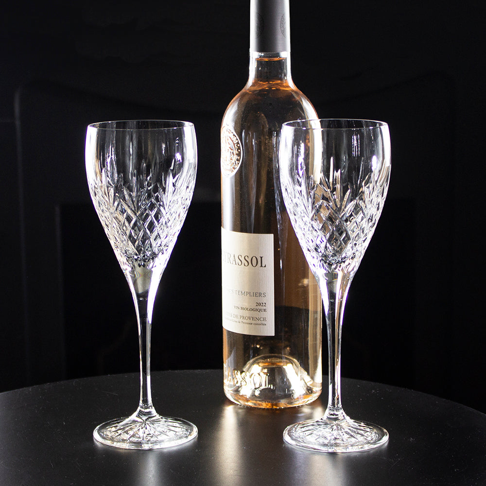 Royal Scot Crystal Edinburgh Wine Glass Set of 2