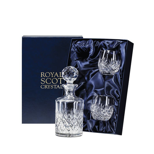 Royal Scot Crystal Edinburgh Single Malt Whisky Set