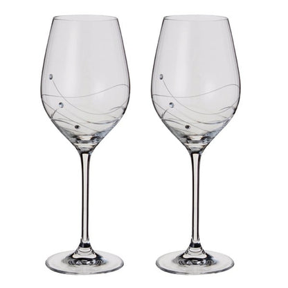 Dartington Crystal Glitz Wine Glass Set of 2