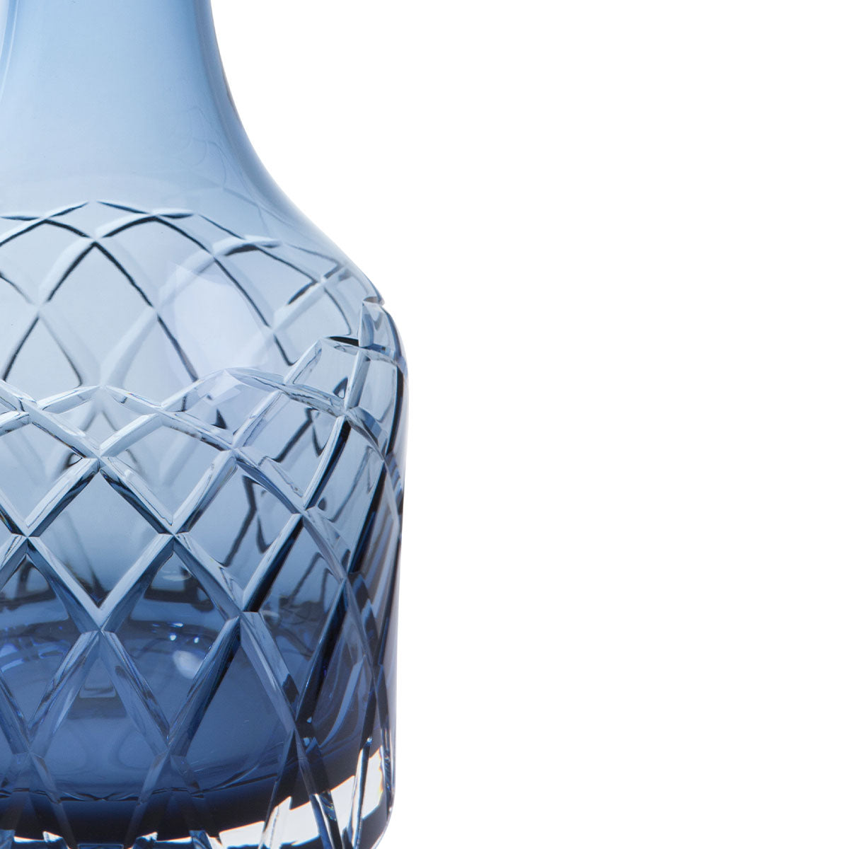 Royal Brierley Harris Ink Blue Spirit Decanter