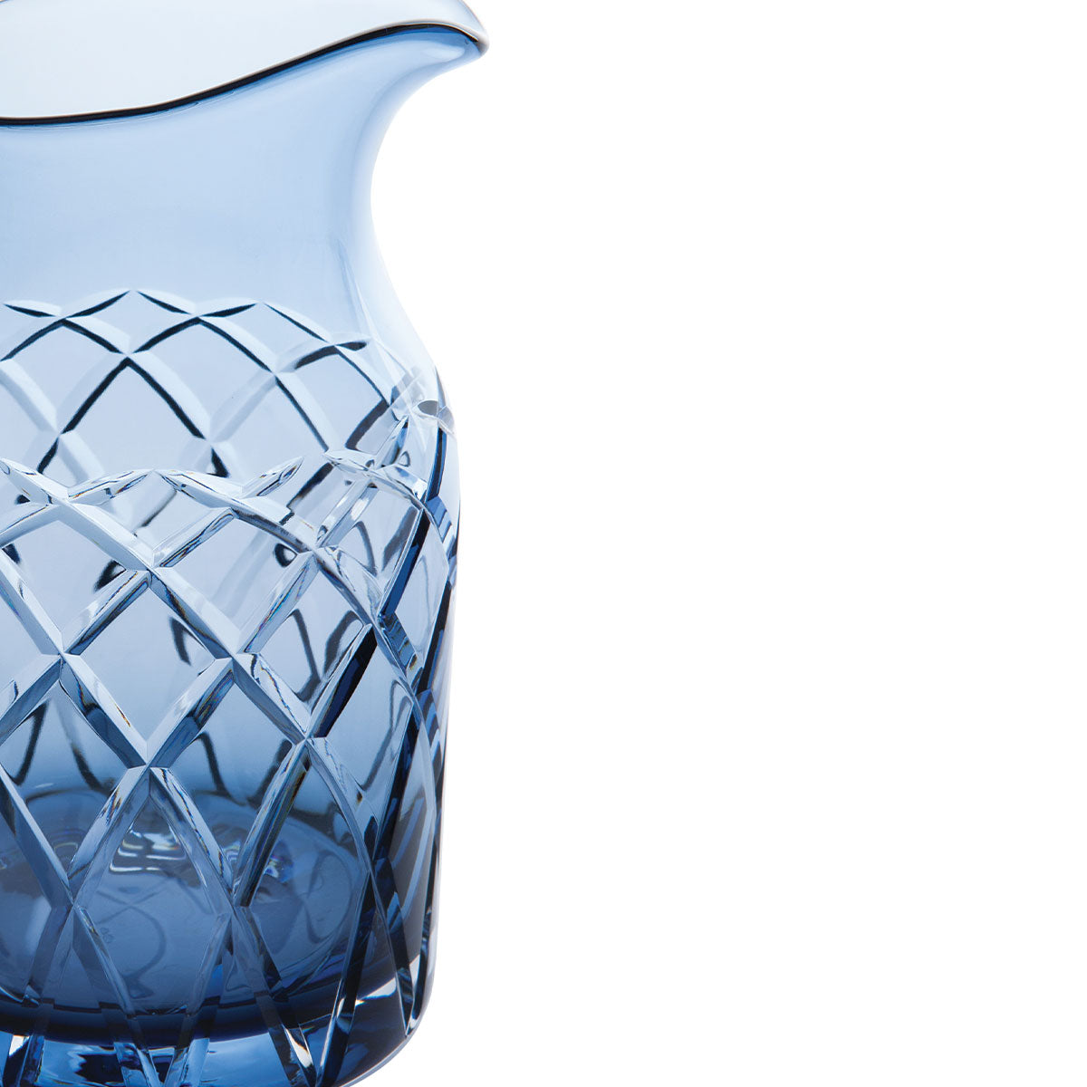 Royal Brierley Harris Ink Blue Water Jug