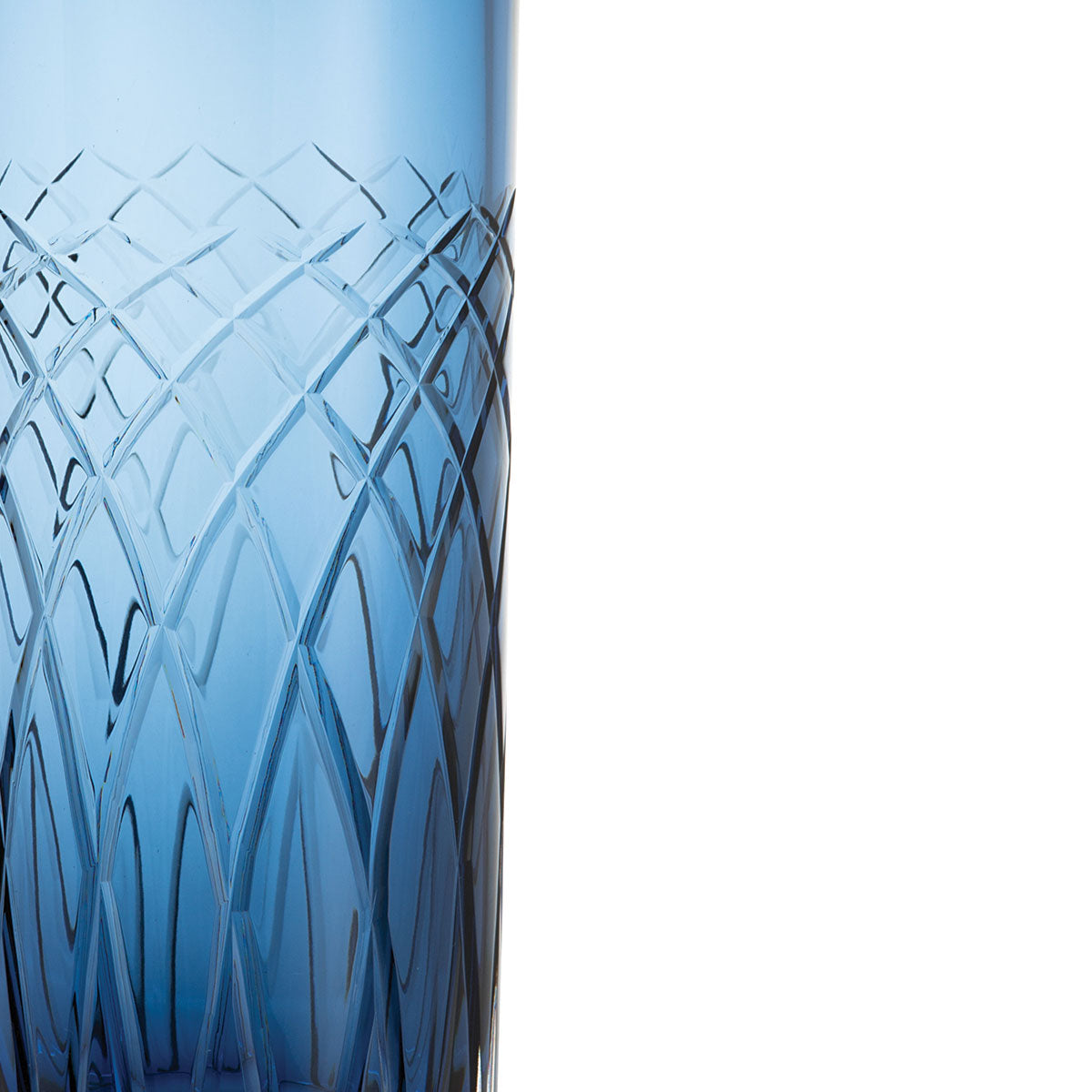 Royal Brierley Harris Ink Blue Large Vase