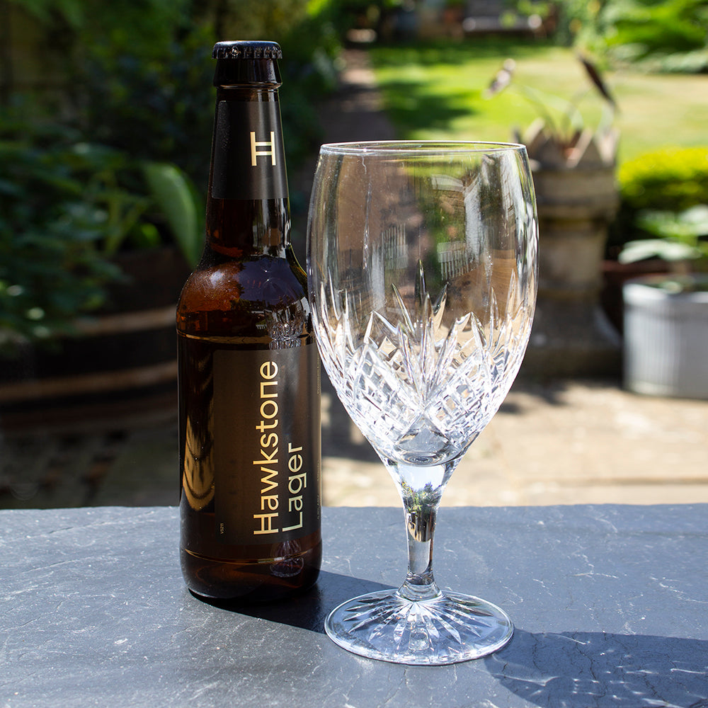 Royal Scot Crystal Highland  Stemmed Beer Glass Gift Boxed Single