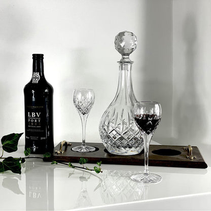 Royal Scot Crystal London Port Tray Set