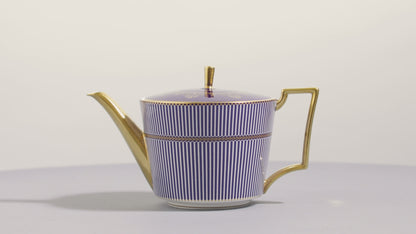 Wedgwood Anthemion Blue Teapot 900ml