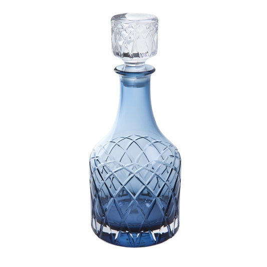 Royal Brierley Harris Ink Blue Spirit Decanter