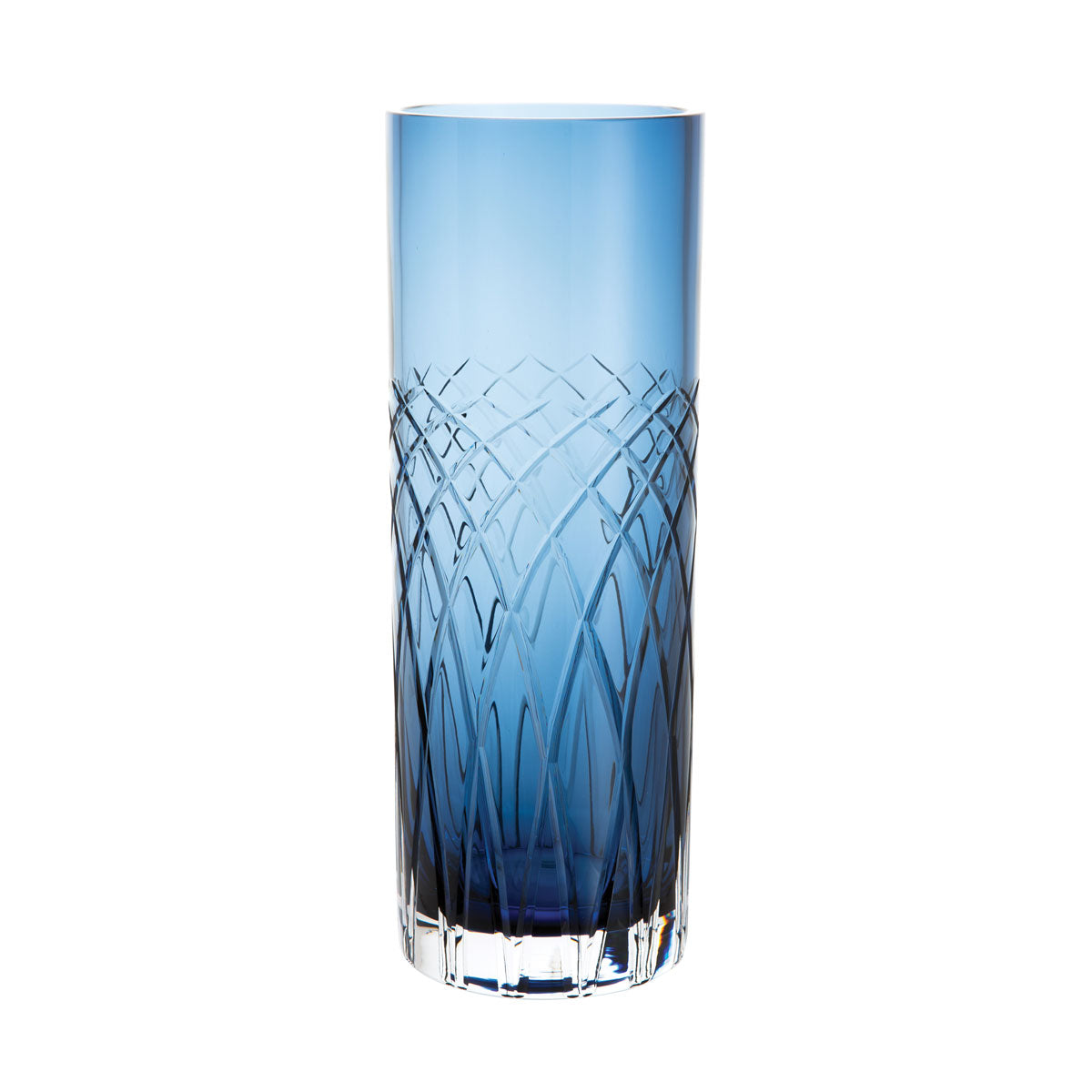 Royal Brierley Harris Ink Blue Large Vase