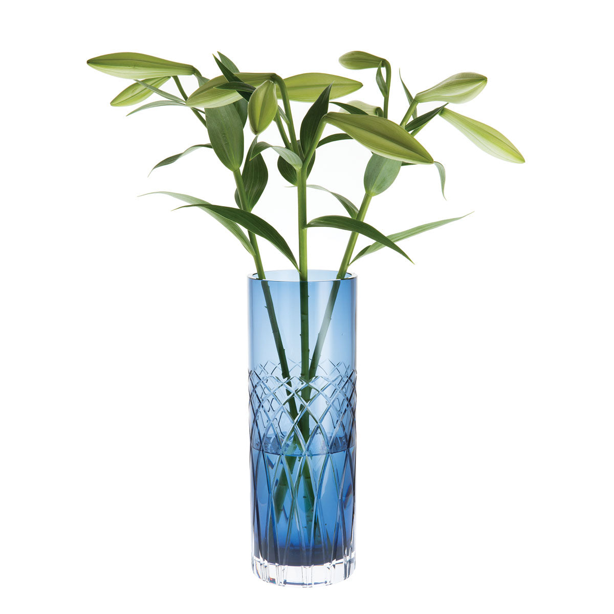 Royal Brierley Harris Ink Blue Large Vase