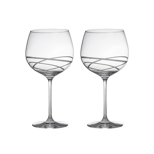 Royal Scot Crystal Skye G & T Copa Glass Set of 2