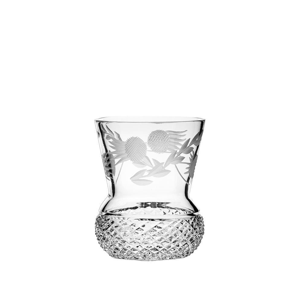 Royal Scot Crystal Flower of Scotland Large Tumbler (Thistle Shape) Set of 6