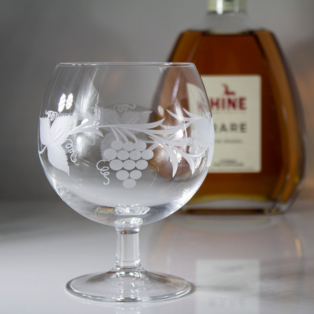 Royal Scot Crystal Grapevine Brandy Glass