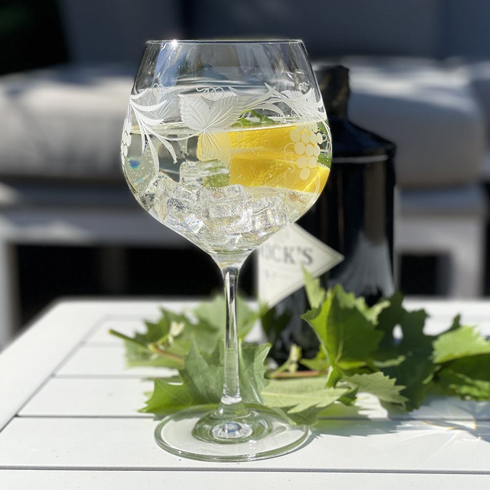 Royal Scot Crystal Grapevine Gin & Tonic Copa Glass