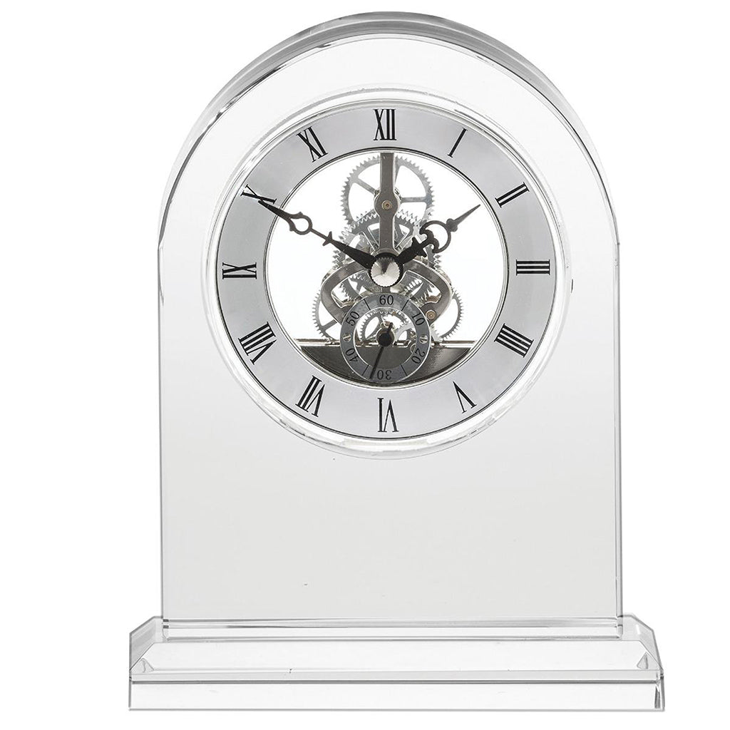 Royal Scot Crystal Mantle Clock Large | 1 ONLY-Crystal-Goviers